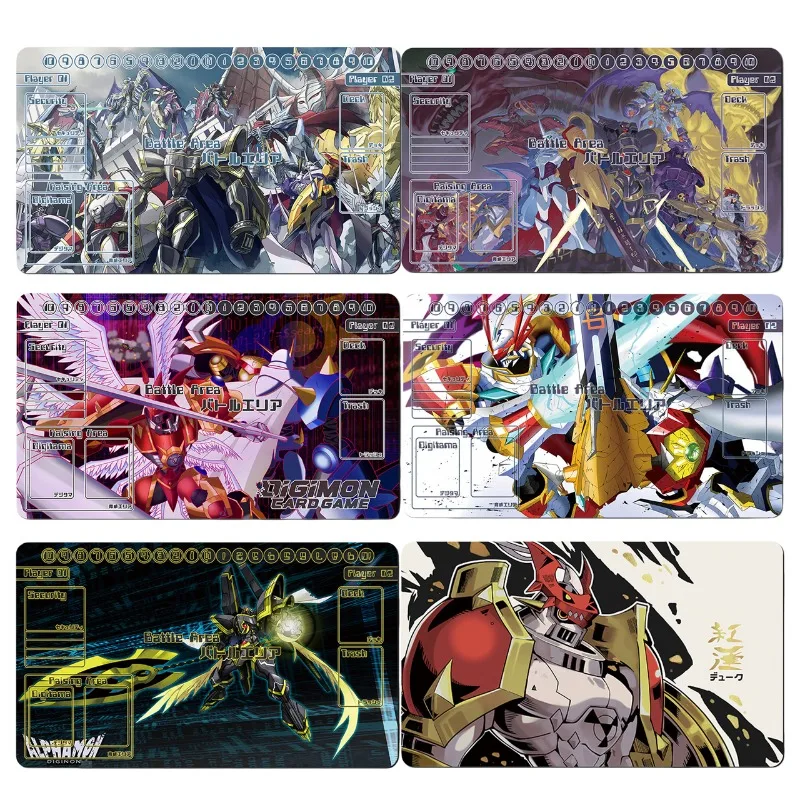 

Игровой коврик Digimon DTCG 600x350 мм, DIY, для одного игрока, с Омегамоном, 2 мм, без швов, резиновый, для настольных игр, подарок