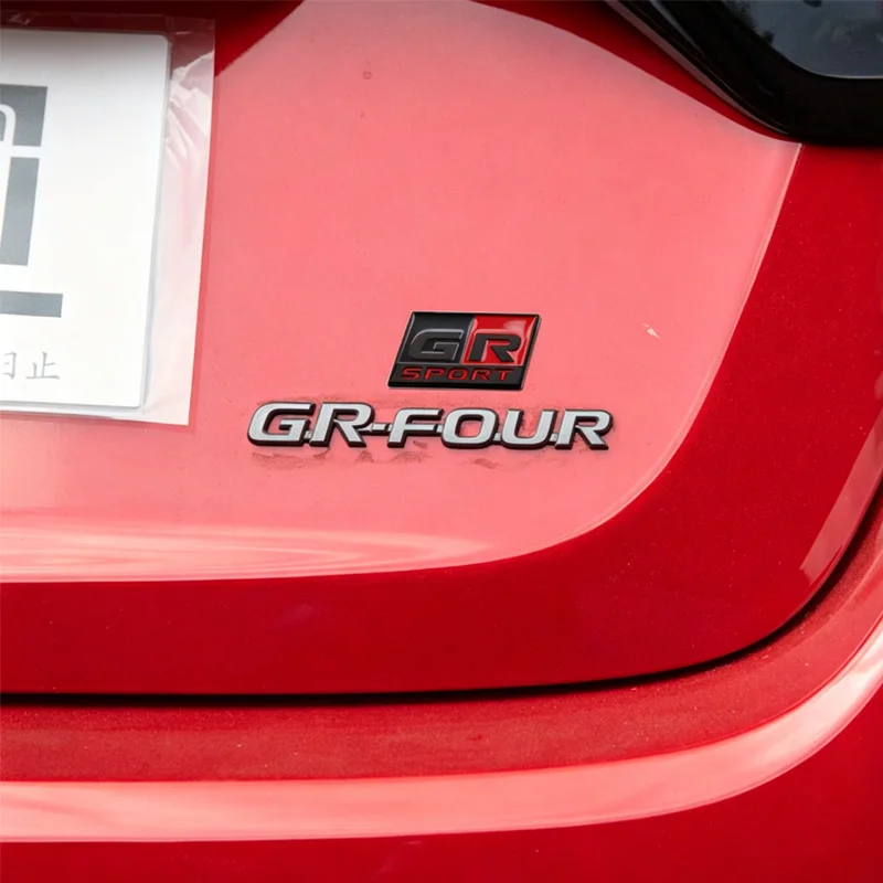 3D Metal GR SPORT car trunk badge sticker suitable for Toyota GR Yaris Corolla Modified Accessories - view 4
