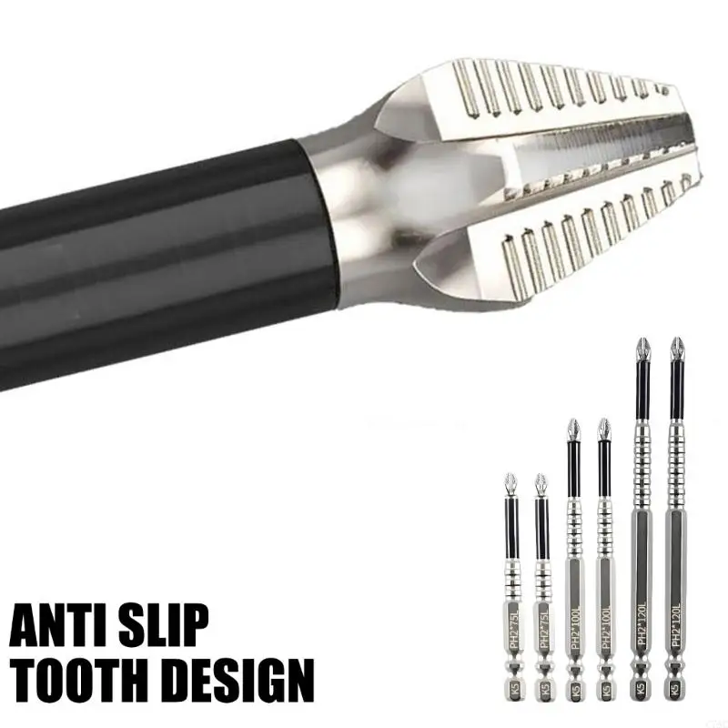 3pcs K5 Crossing Point Driver Bits Bits magnéticos para aprimorar a funcionalidade da ferramenta C7AC