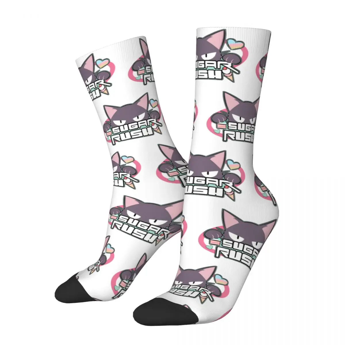 

Winter Warm Men's Women's After School Sweets Club Blue Archive Sugar Rush Logo Socks Anime Sweat Absorbing Basketball Socks