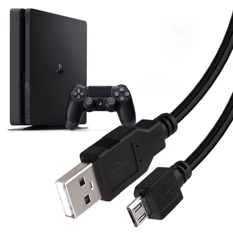 for SONY PS4 Gamepad USB Charging Cable PC Controles Gaming Controller Power Supply Wire Game Console Charge Cord for PS4