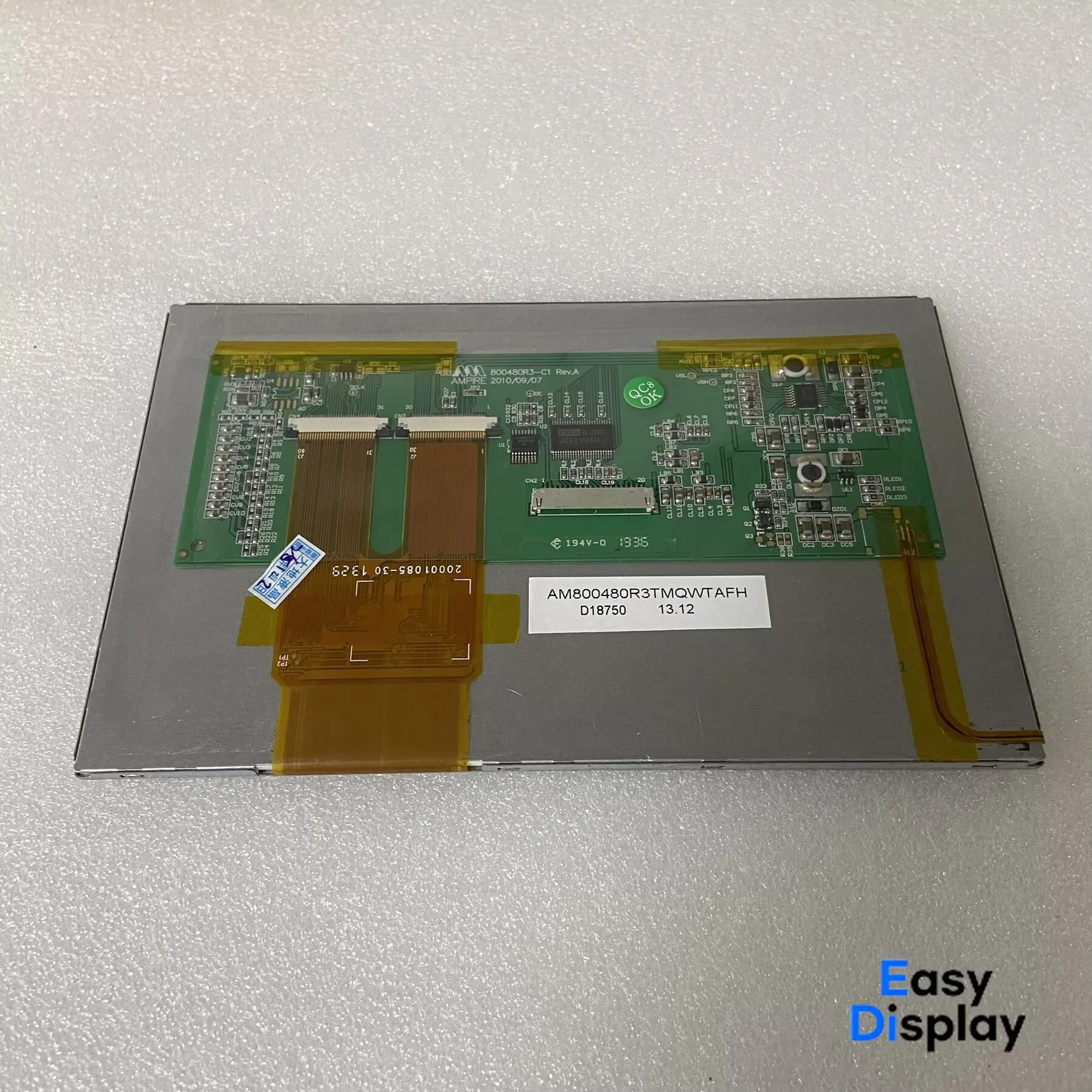 7inch AM800480R3TMQWTAFH Industrial LCD display screen 800x480 20 pins