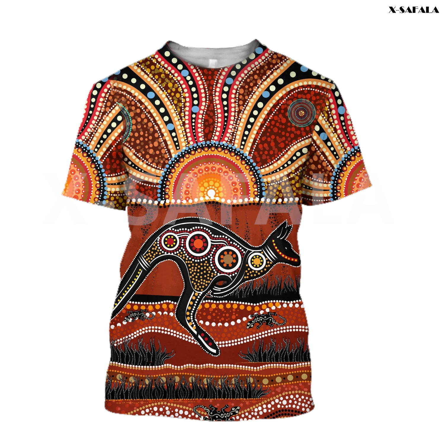 Australia Aboriginal Naidoc Week Animal Art Flag 3D Fashion All Over Printed Round Neck T-Shirt Men Women Harajuku Casual Tee