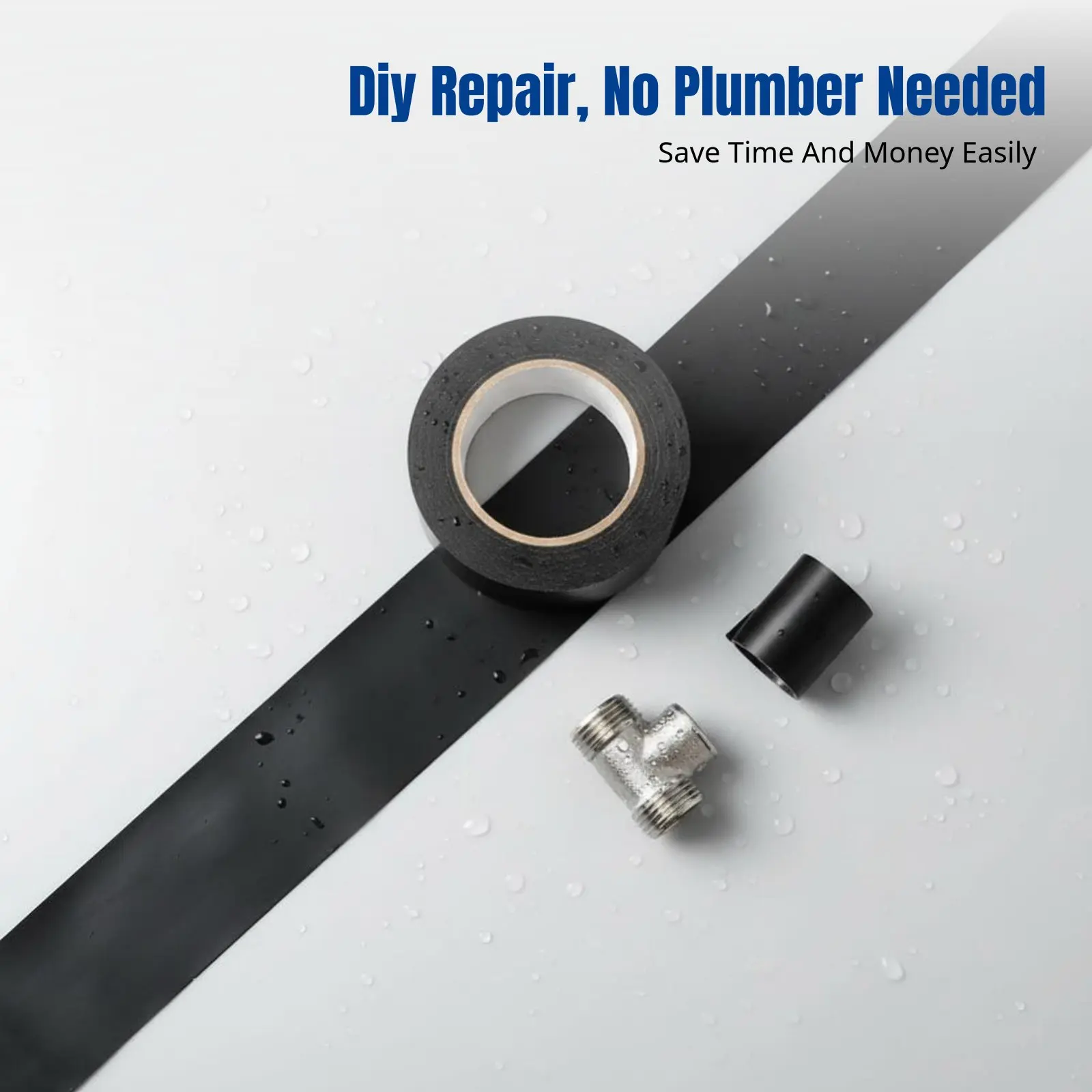 Silicone Waterproof Tape for Auto, High Viscosity Sealing, Leak Repair for Drains