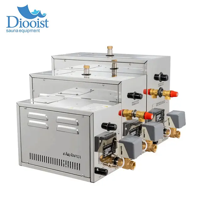 9kW Self-Draining Stainless Steel Hammam Steam Bath Machine Steam Generator for Steam Rooms