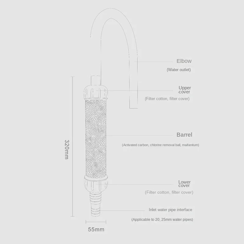 Bote Water Change Magical Chlorine Removal Fish Tank Rapid Water Purification and Noise Reduction Portable Filter