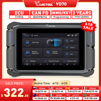 VDIAGTOOL VD70 All System Diagnostic Tools Automotive Scanner ECU Coding Bidirectional Key Programming OBD2 36+Service Upgraded