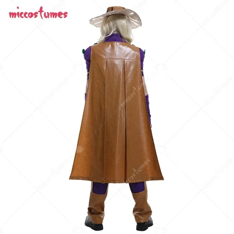 Miccostumes unisex cosplay costume full set with hat and cloak for Halloween cosplay costume