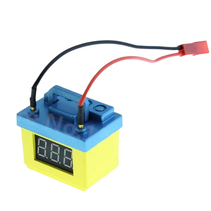 RC Car Battery Voltage Alarm Lipo Battery Low Voltage Simulation Decoration Parts Accessories for 1/10 Crawler TRX4 Axial SCX10