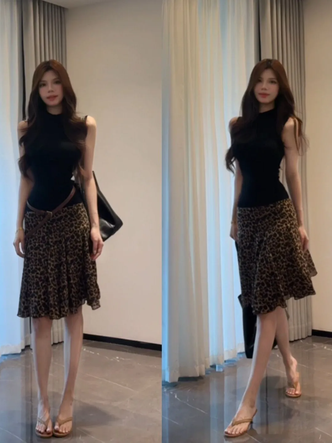 

Комплект в ретро-стиле: топ и юбка. Элегантный готовый образ. Лето 2026. Удобный комплект из футболки с коротким рукавом и круглым вырезом.