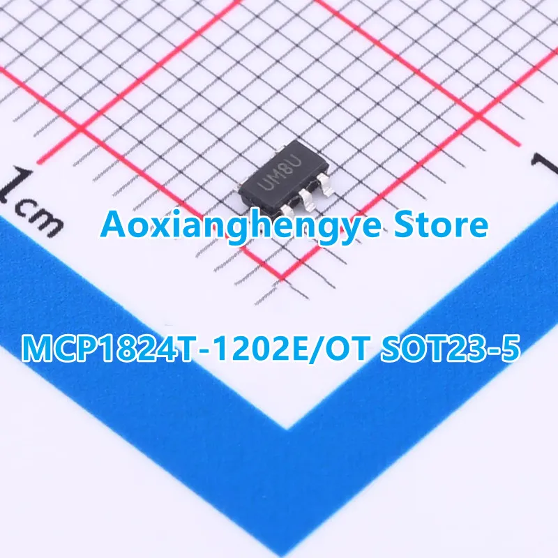 10PCS MCP1824T-3302E/OT MCP1824T-ADJ -1202 -1802 -2502 -3002 -5002 E/OT SOT23-5  Low Voltage Low Quiescent Current LDO Regulator