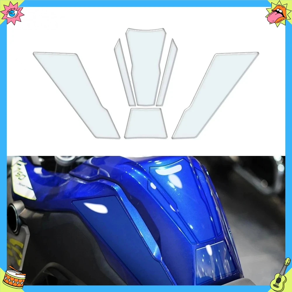 

Для BMW F750GS F850GS 2018-2023 прозрачная защитная наклейка на бак, наклейка на мотоцикл