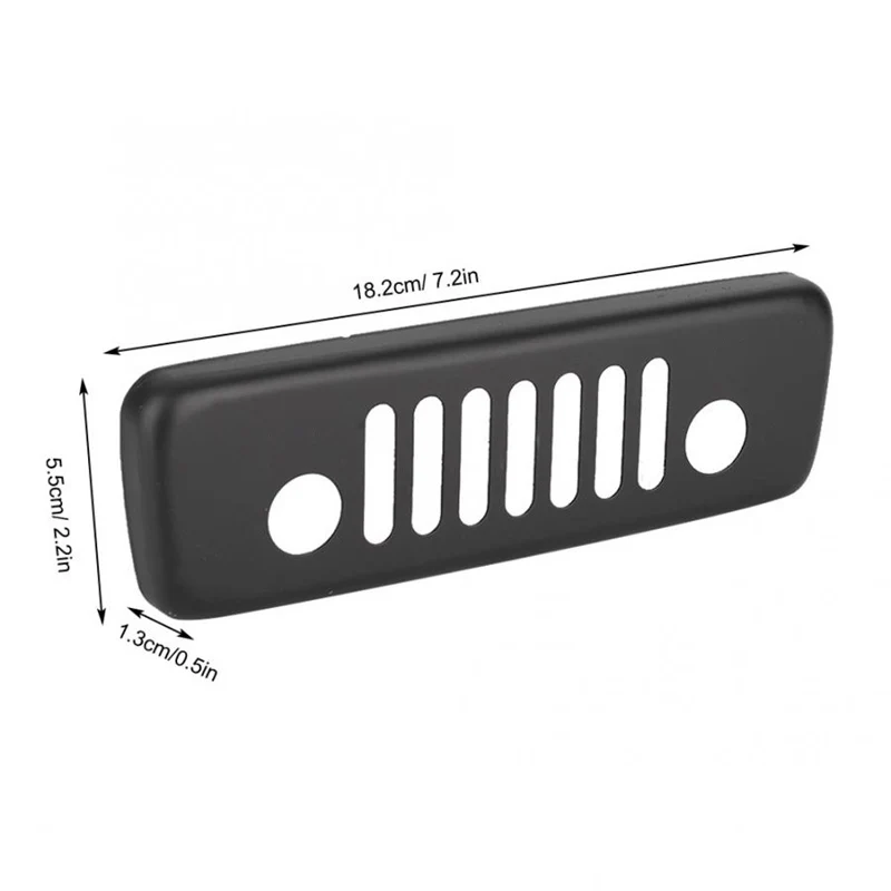 Cubierta de luz de freno trasera para coche, pegatina embellecedora de marco de lámpara de freno trasero para Jeep Wrangler JK 2007-2017