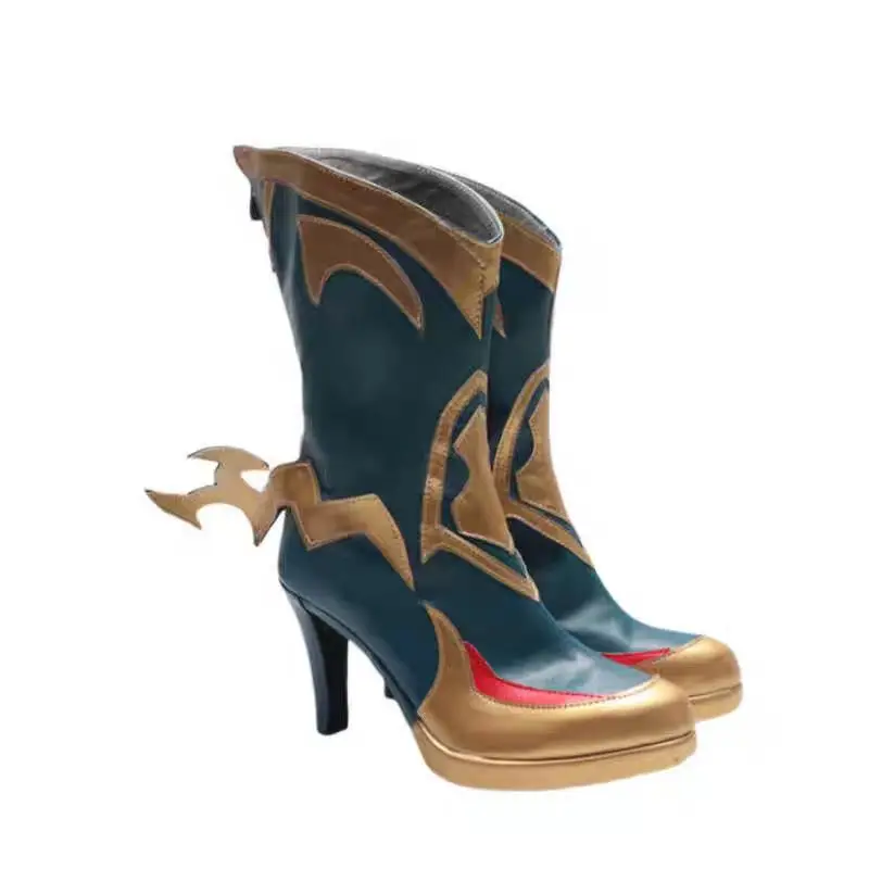 Spiel LOL Cosplay Kostüme Schuhe Stiefel Western Shadow Evelynn