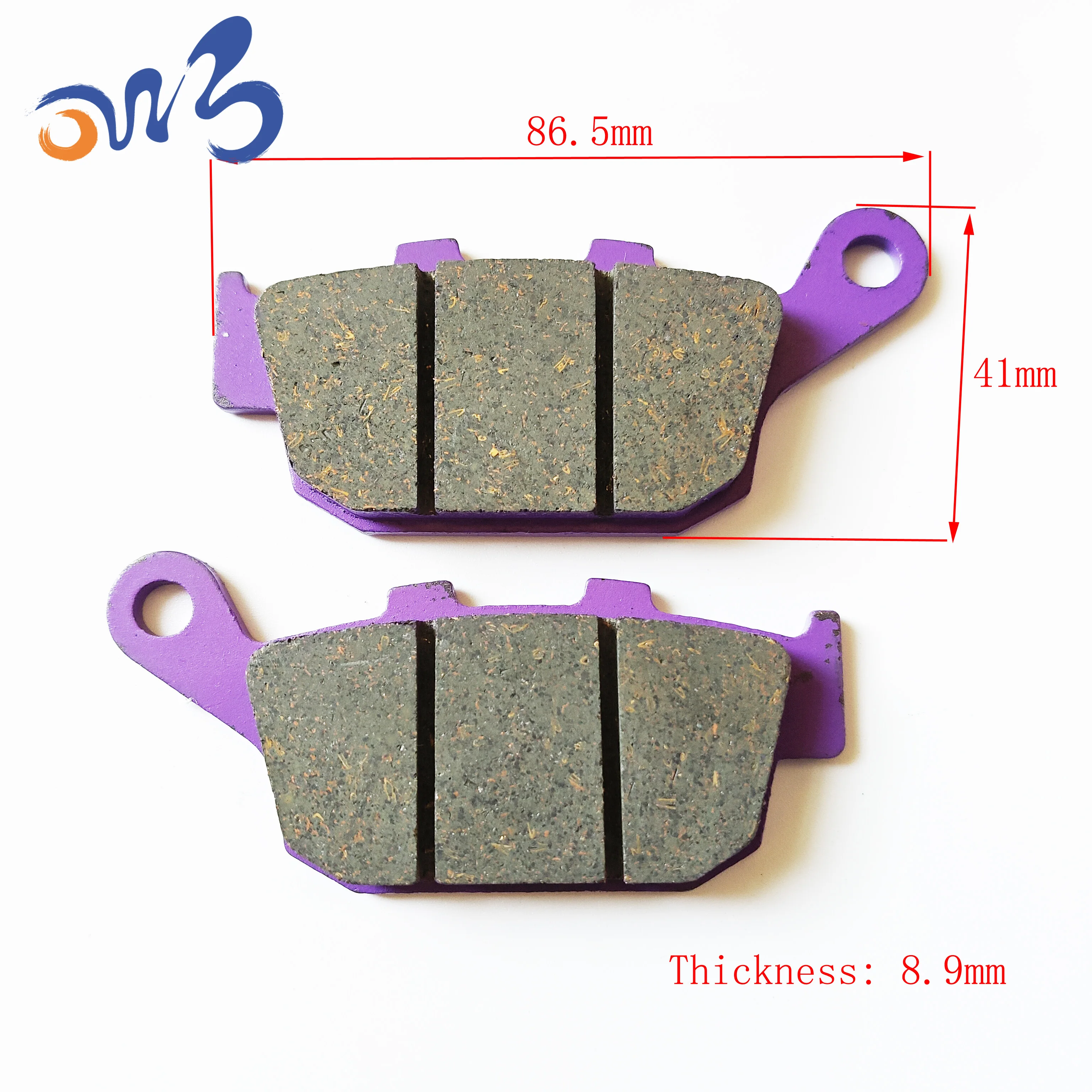 Rear Brake Pads Disc for SUZUKI SV650 2019 V Strom 650 ABS 2020 2021 20222 2023 SV650A SV650X