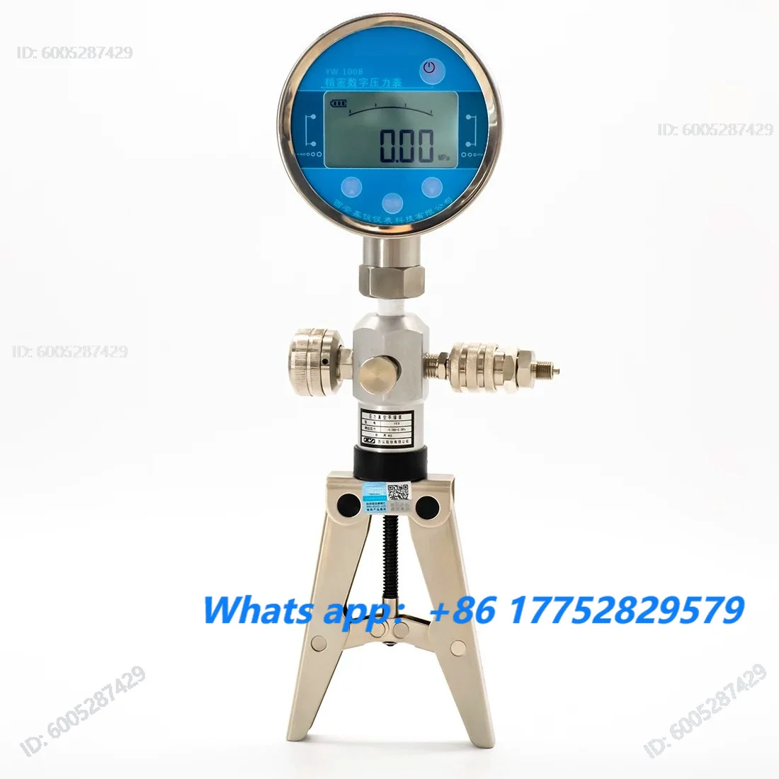 Handheld Pressure Pump Calibrator Y039 Western Instrument Pressure Source Pneumatic Pressure Calibrator