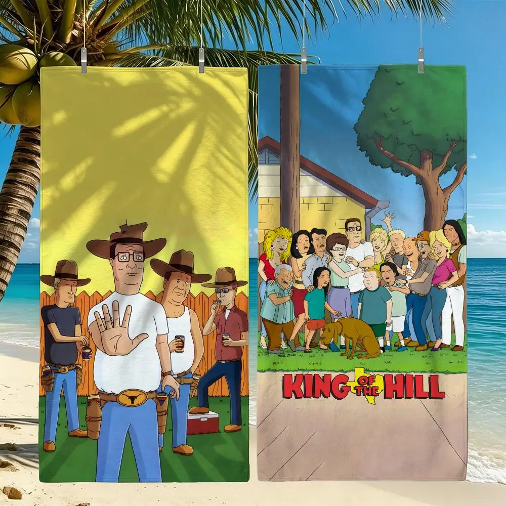 TV Series K-King of the Hill Towel Towel Beach Towel Oversized Quick Dry Towel Absorbent Soft Swim BeachTowels for Men Women
