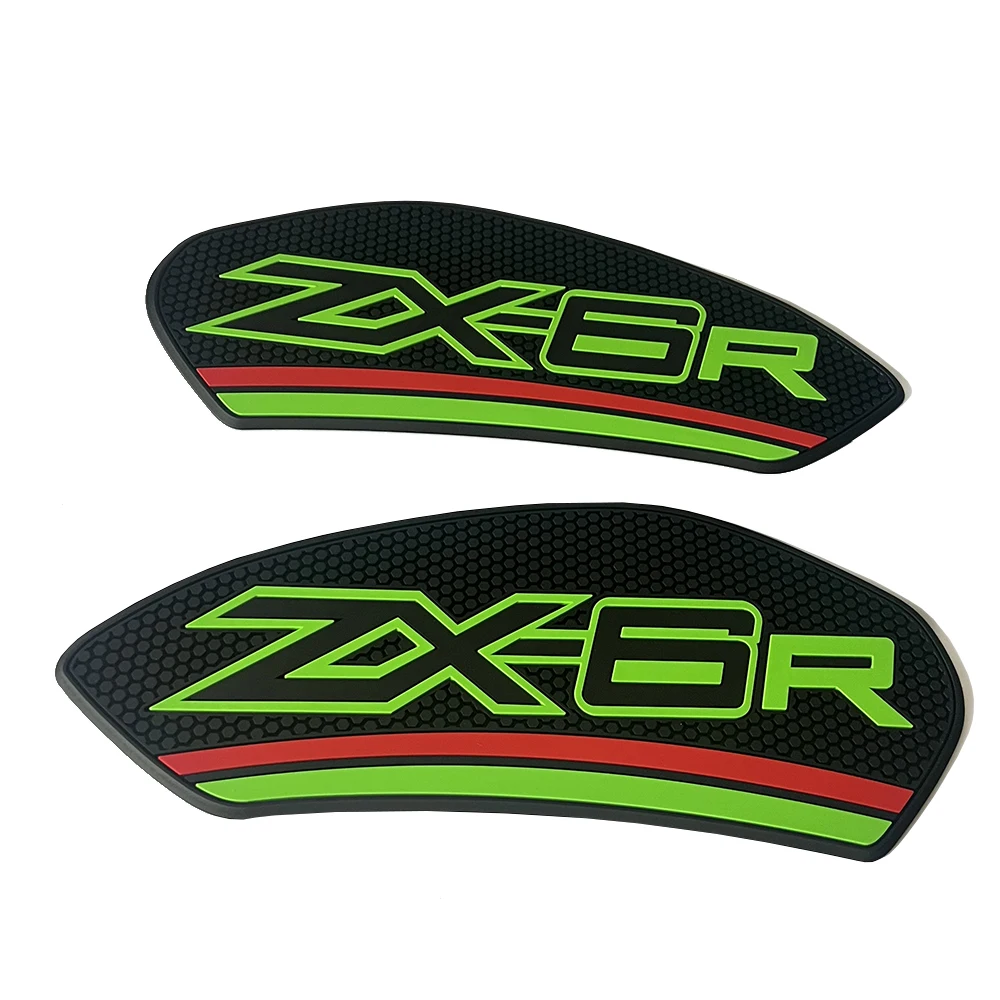 

For Kawasaki Ninja ZX6R ZX-6R 2024- Motorcycle Sticker Anti slip Fuel Tank Pad 3D Side Gas Knee Grip Traction Pads