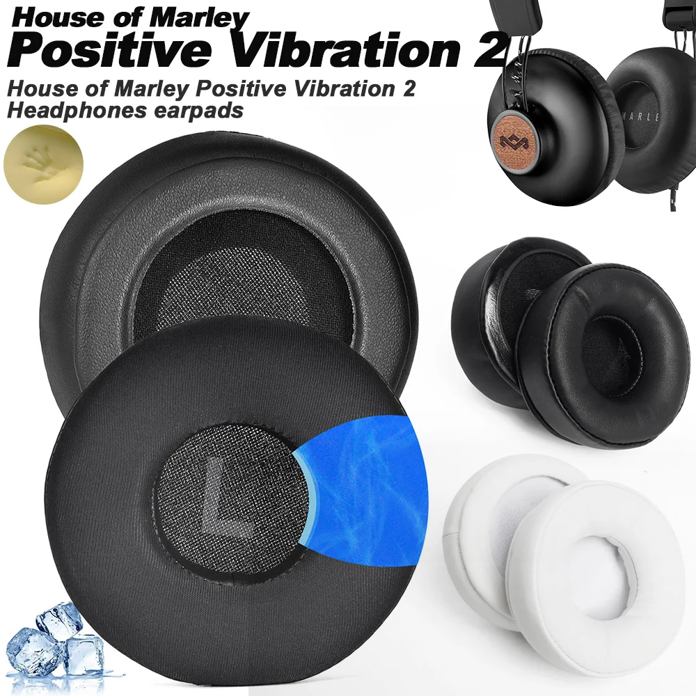 

Earphone pads For House of Marley Positive Vibration 2 replacement Earpads Earmuffs Soft Memory Covers Sponge Protein
