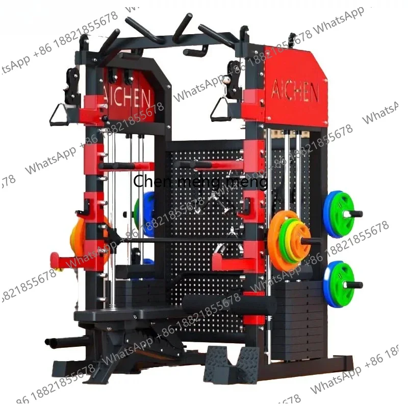 A49 Smith Machine Fitness Equipment Squat Rack trainer Gym Home Exercisers Weight Sports Integrated Training Machine Bodybuildin
