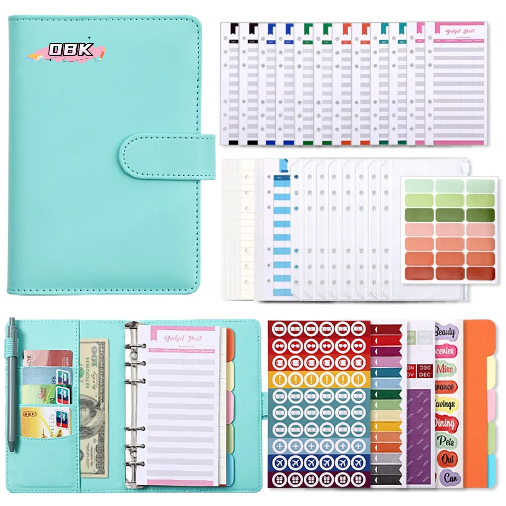 raccoglitore-a6-macaron-colorato-in-pvc-con-buste-con-cerniera-adesivi-e-organizer-per-budget-perfetto-per-l'ufficio