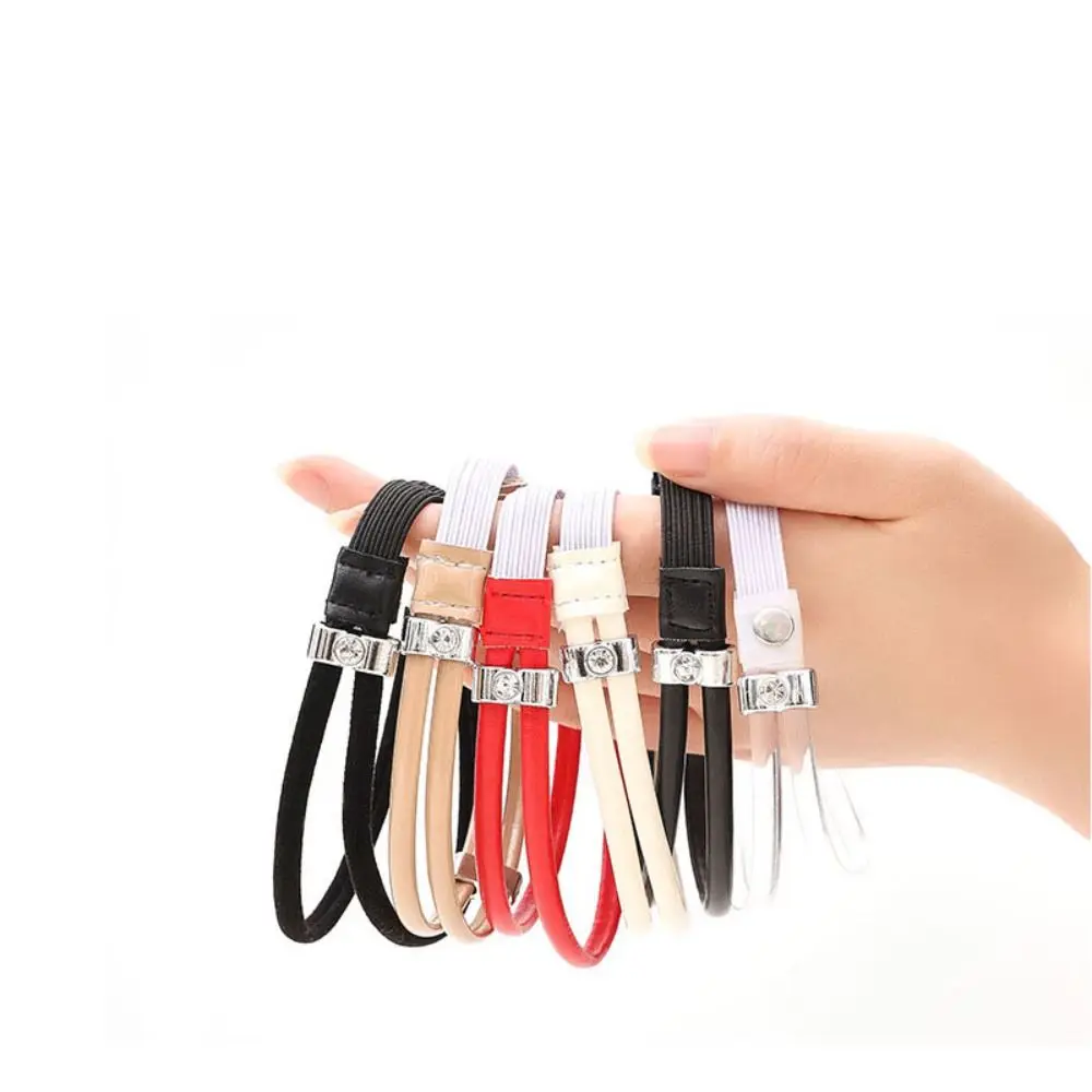 落下防止弾性固定ストラップ滑り止めストラップファッション女性の靴ひも快適な取り外し可能な固定ストラップ