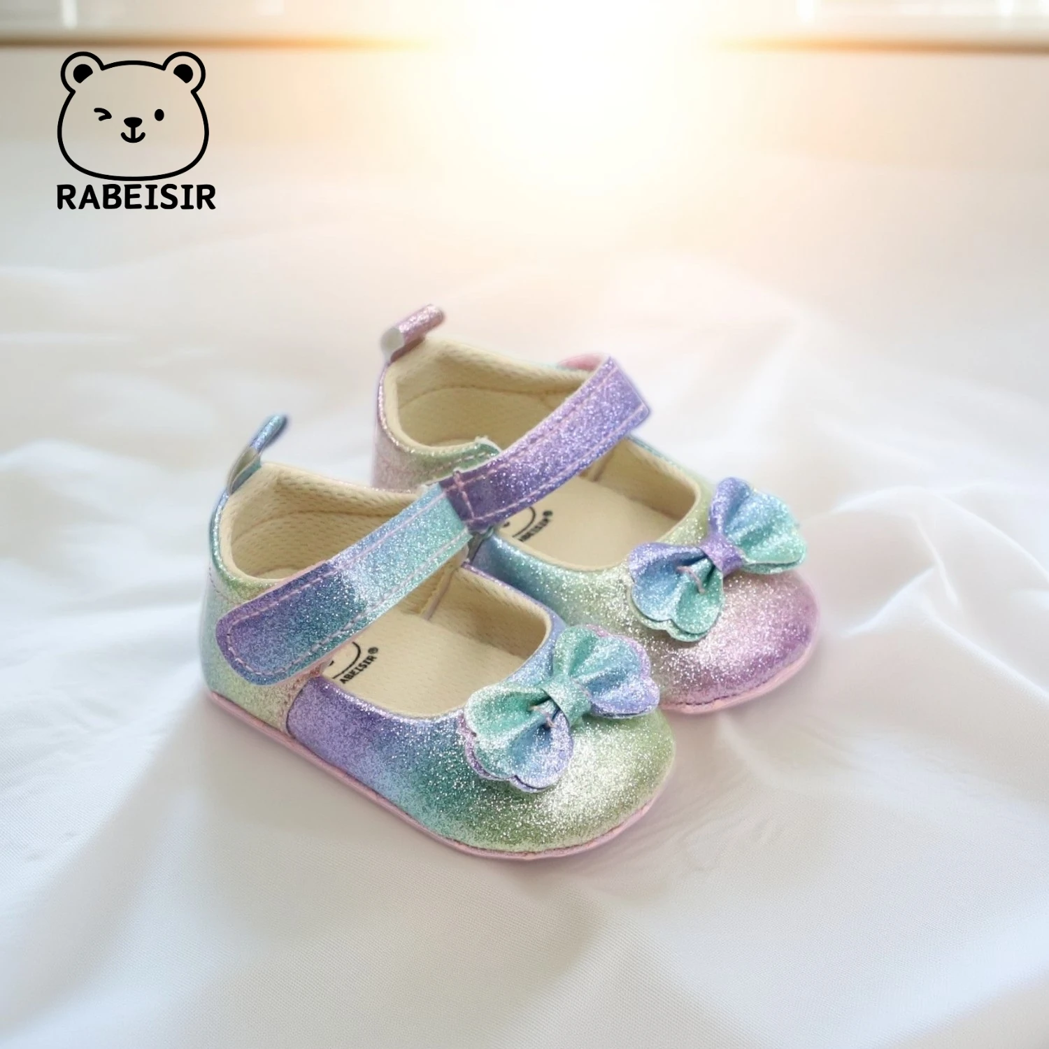 

Baby girl princess shoes birthday shoes 0-18 months baby walking shoes bow fashion sweet
