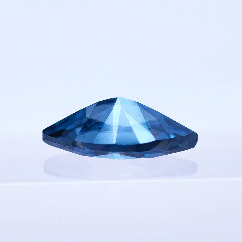 

Moissanite Stone Marquise Shape Natural Royal Blue Color DIY Charms Ring Necklace Earring Main Materials Extremely Shiny Quality