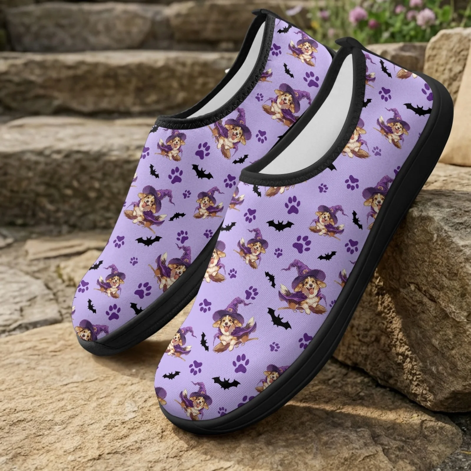 PENSTROLL Dog Paw Print Lightweight Walking Sneakers Athletic Sneakers for Men Cushioned House Shoes New Arrival