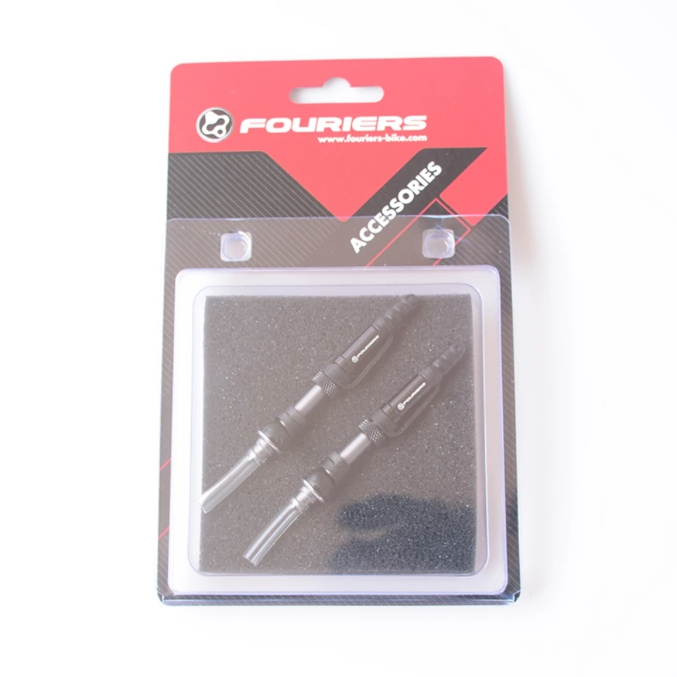 Fouriers 2pcs MTB Bicycle Tubeless Presta Valve Extender 38/45/65mm  vacuum Valves Bicycle Accessories