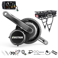 Tongsheng 750W 500W 250W Motor Kit TSDZ8 TSDZ2B Mid Drive Torque Sensor Engine Electric Bicycle Conversion Kit 13Ah 20Ah Battery