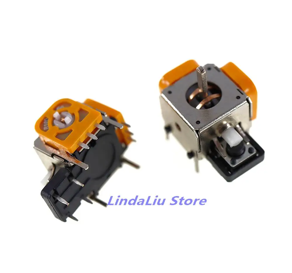 녹색 주황색 오른쪽 왼쪽 조이스틱 3D 아날로그 스틱 센서, 플레이스테이션 4 PS4 프로 슬림 컨트롤러 수리 부품, 1 개