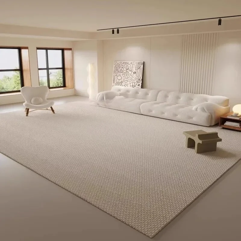 Y1 Italian wool carpet living room new light luxury high-end household wool sofa carpet cream wind bedroom carpet