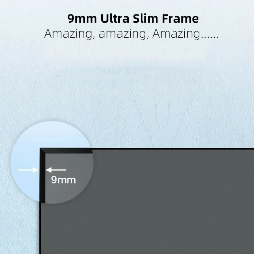 Customized Size Fresnel ALR Projector Screen 9mm Fixed Frame Ambient Light Rejection 4k 3D for UST/Long Throw Laser Projector