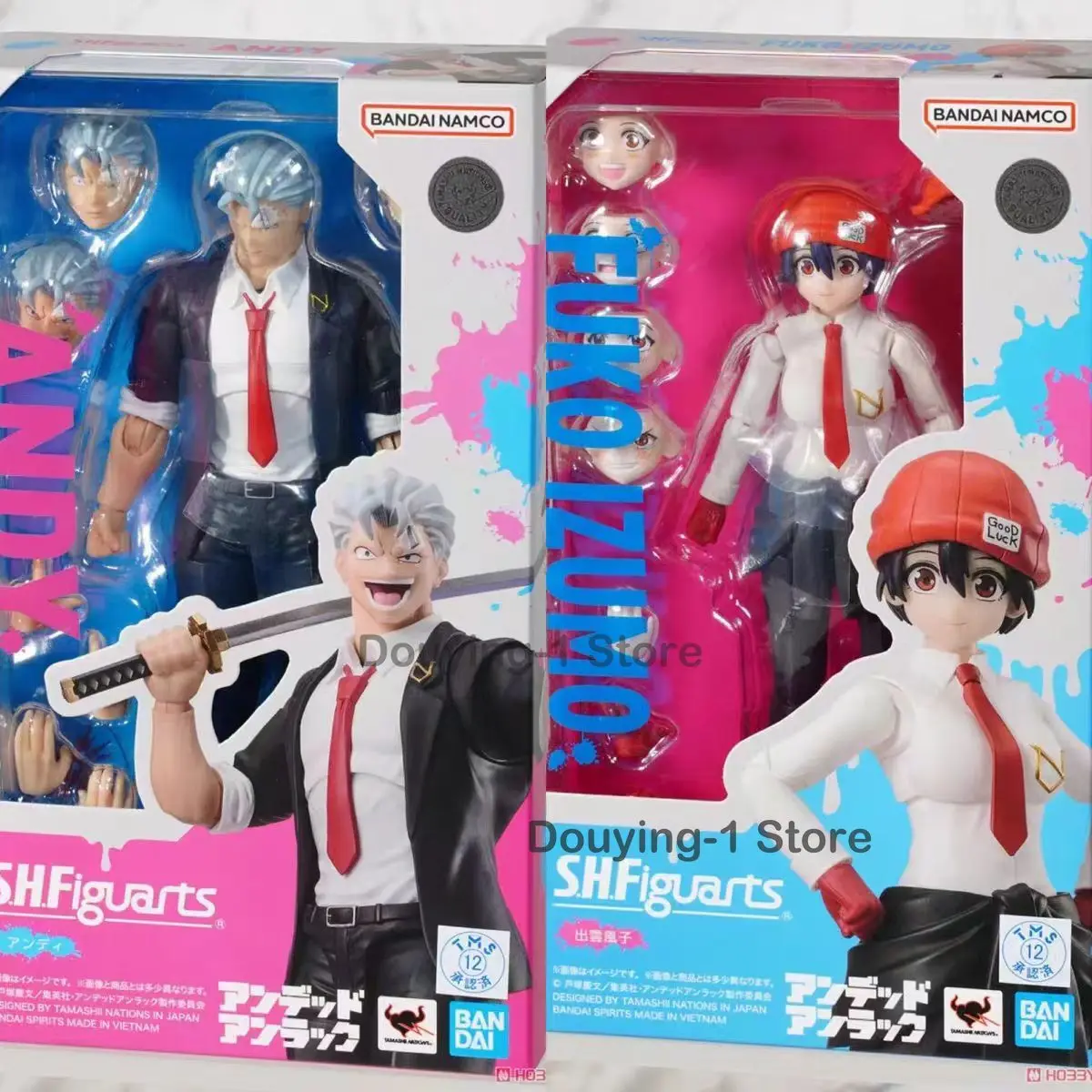 

In Stock Original Bandai SHF 1/12 Fuko Izumo Andy Anime Action Collection Figures Model Toys PVC Gift Brand New Genuine