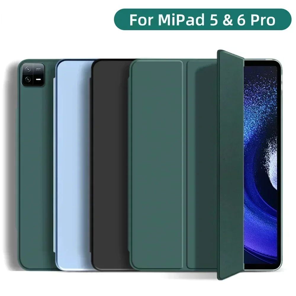 Funda para tableta mi Pad 5/6, soporte de carga magnética, despertador automático para MiPad 6/5 Pro, Funda para Xiaomi, accesorios para tableta