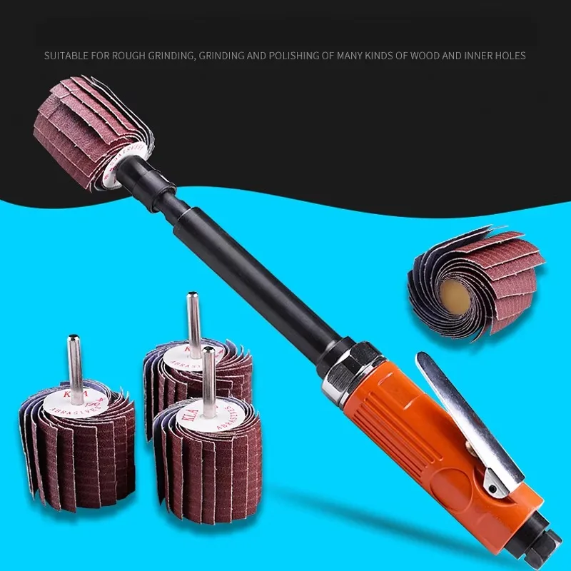 Pneumatic Inner Hole Grinder Air Mill Direct Impeller Grinding Head for Polishing And Lengthening Tool