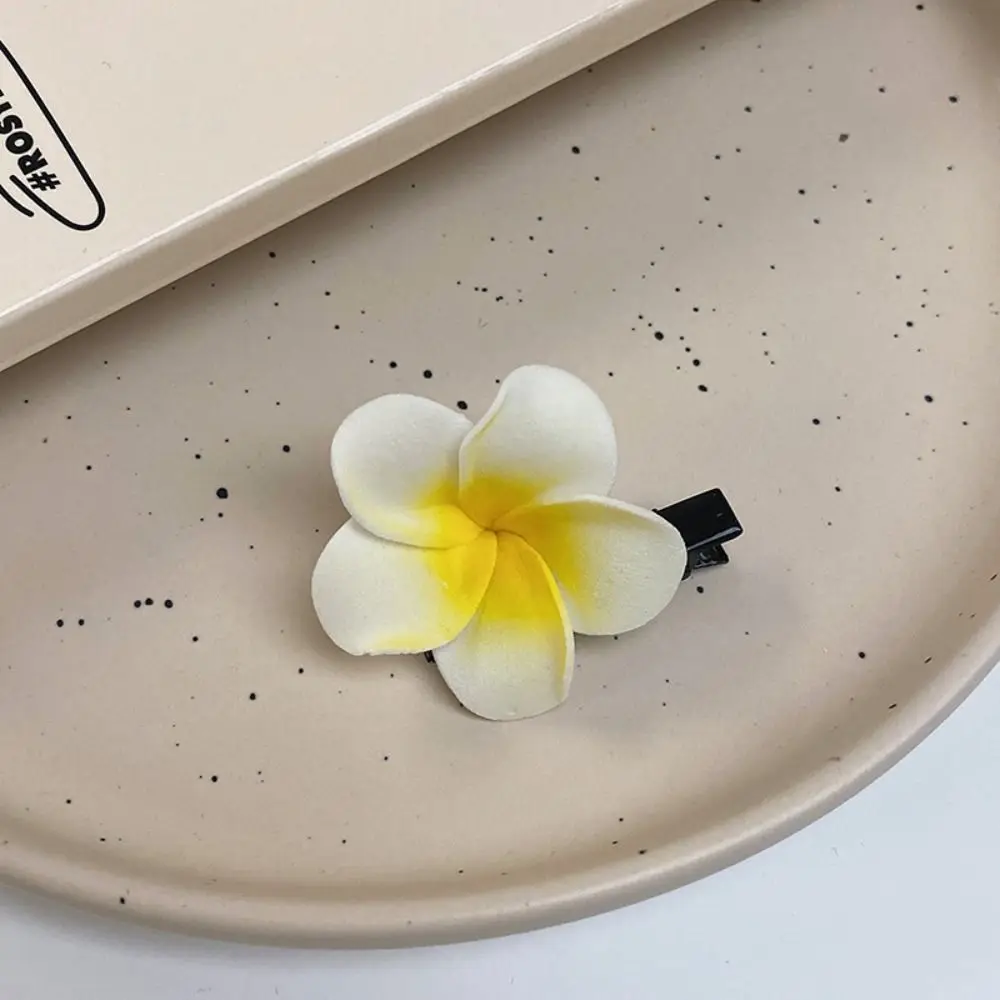 

Korean Style Simulation Flower Hair Clip Bohemian Style Duckbill Clip Flower Hairpin Female Hair Accessories Barrettes