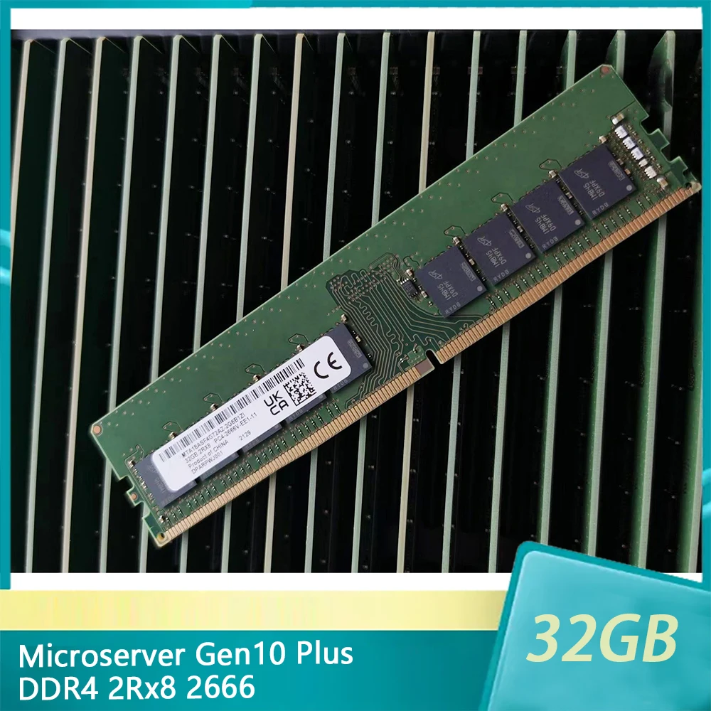

Для серверной памяти HPE Microserver Gen10 Plus 32G 32 ГБ DDR4 2Rx8 2666 ECC