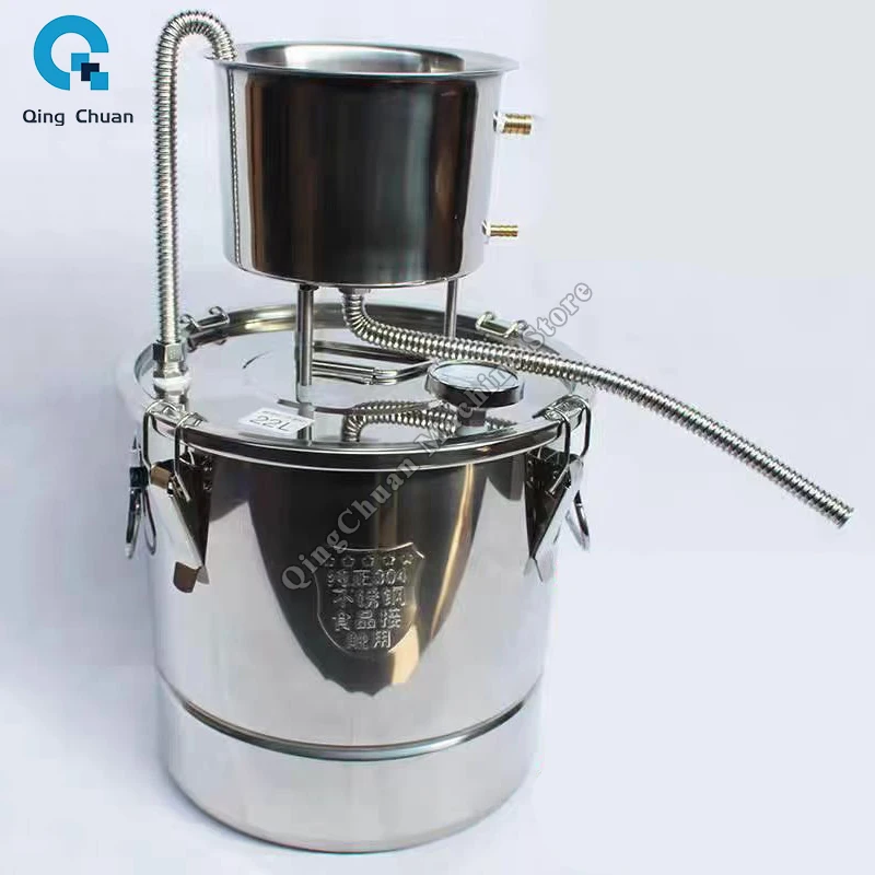 Équipement de brassage domestique, petits appareils ménagers, en acier inoxydable, extrait de brandy de liqueur, vin, fruits, vin, distillateur de brassage d'alcool