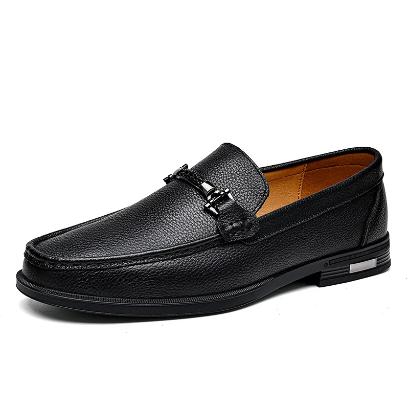 Spring Autumn Luxury Brand Men Casual Leather Men's Loafers Lofer Shoes Loafer Loffers Slip-On Mocasines Hombre Big Size 47 48