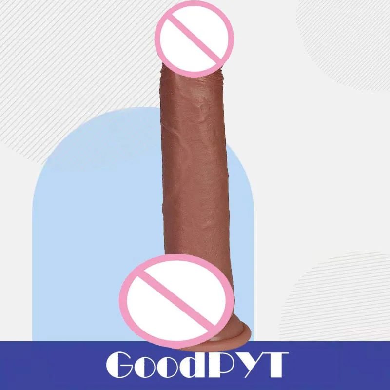 Simulation Dildo True Muscle Penis Liquid Silicone Female With Suction Cups  Masturbation Adult Safer Sex Toys for Woman Sextoys