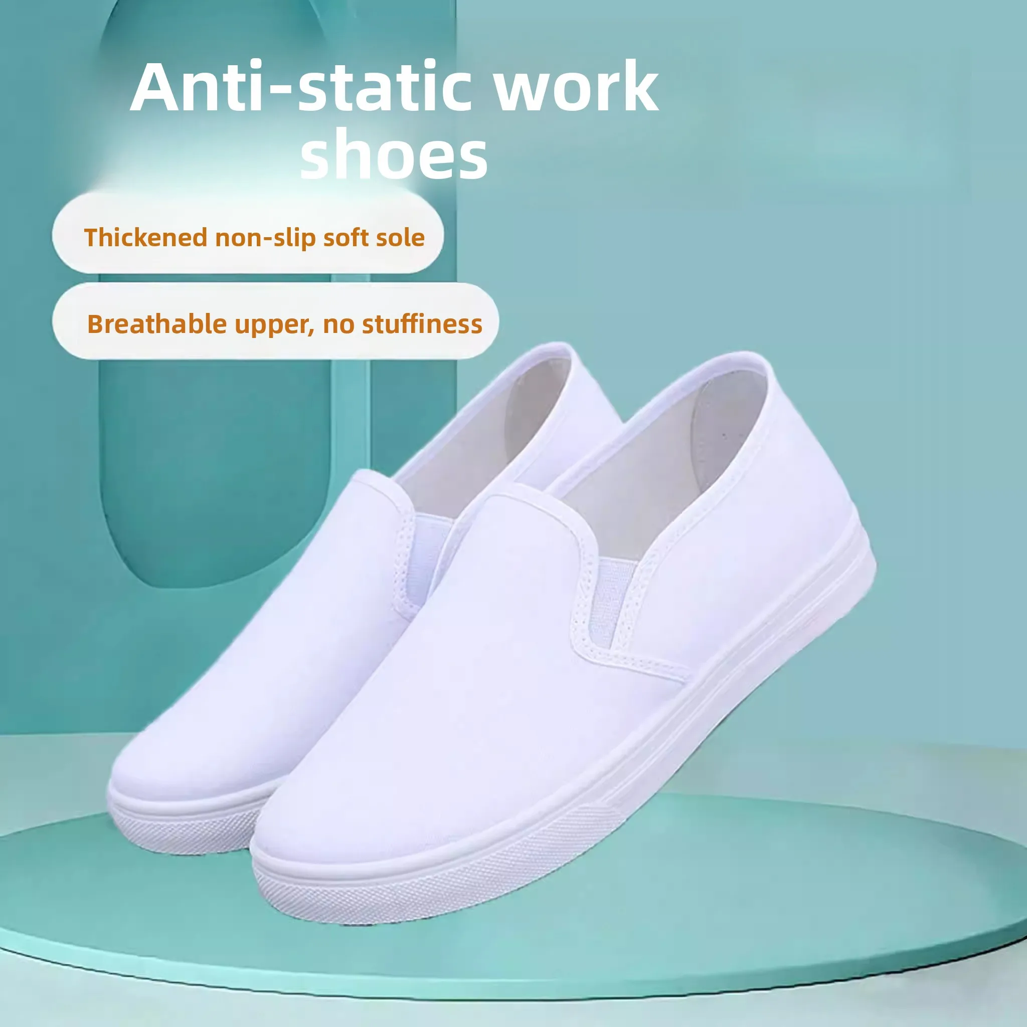

Anti-Static Thiened Soft Bot Dust-Free Work oes for Men And Women Food ade Cleanlin oes Protective Footwear