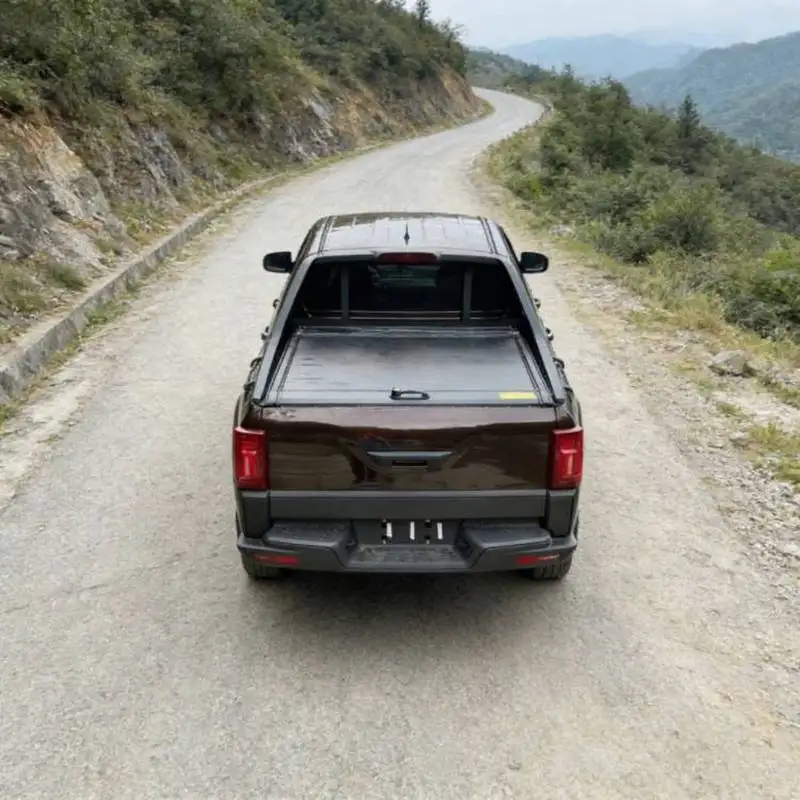 Hard Rolling Tonneau Manual Waterproof Ing Retractle Tailbox Canopy Wine Tray Roller Cover Floor Mat Roof Rack For Pickup