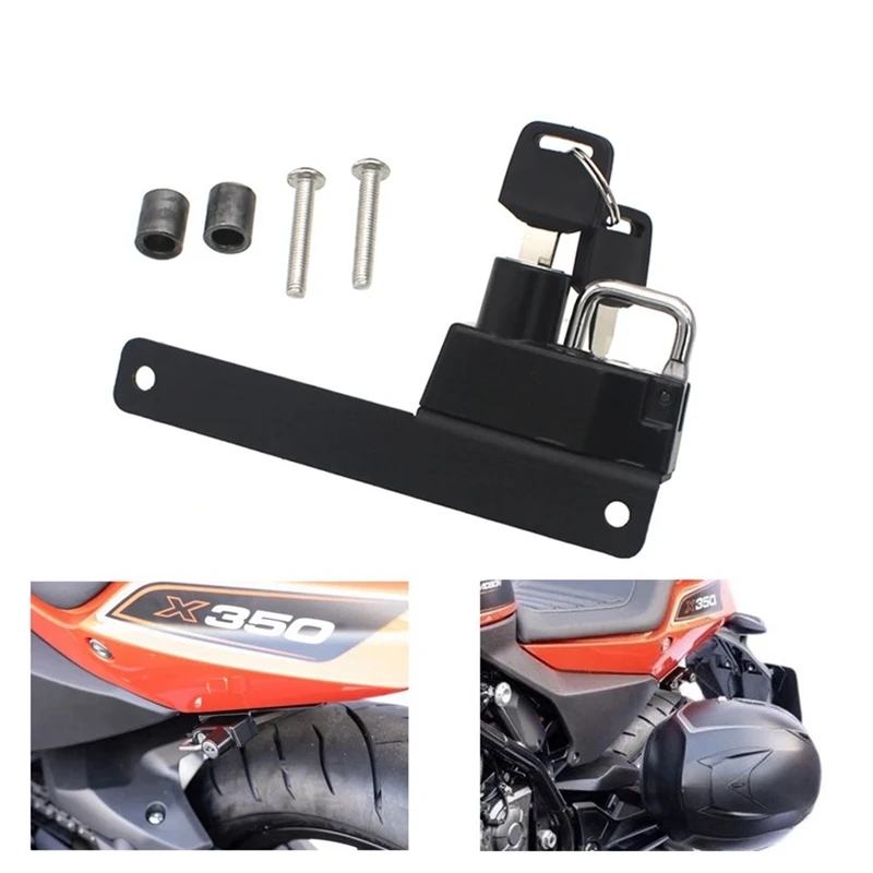 Motorcycle Helmet Lock Kit Helmets Security Anti-Theft Lock Rust-Proof For  Davidson X350 X 350 2023 2024-