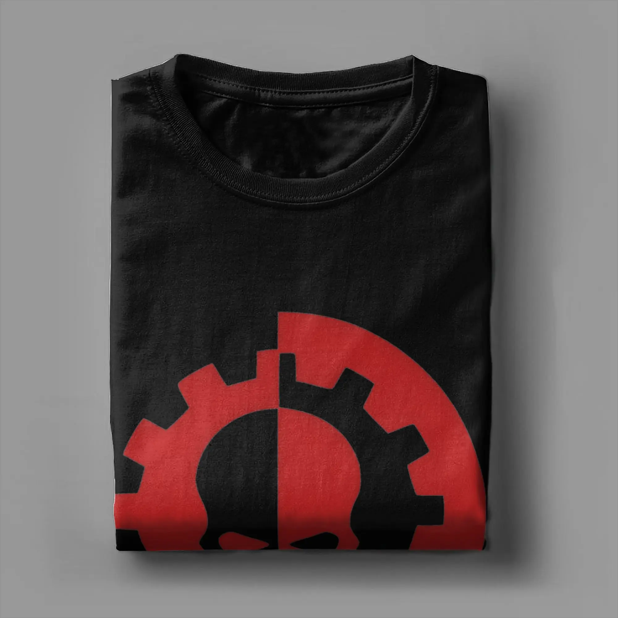 Printed Gear Wars Game Logo T Shirt For Unisex  100% Cotton Tee Shirt Short Sleeve Clothing