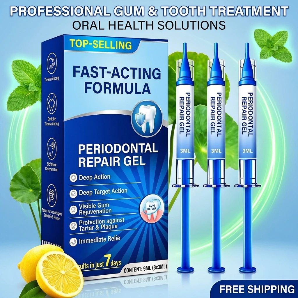 Advanced Gum Care Gel Instant Fresh Feeling Teeth Cleaning Support Oral Hygiene Solution 3pcs Periodontal Repair Gel Product