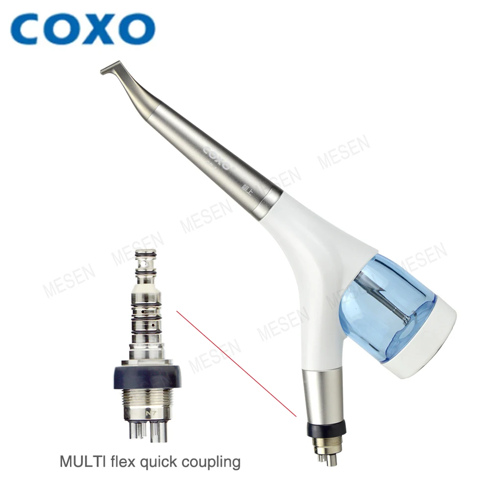 

НОВИНКА! COXO CP-1, быстроразъемный полировщик KAVO для чистки зубов, пескоструйный инструмент с 4 отверстиями, диаметр насадки для пескоструйной обработки 0,7 мм