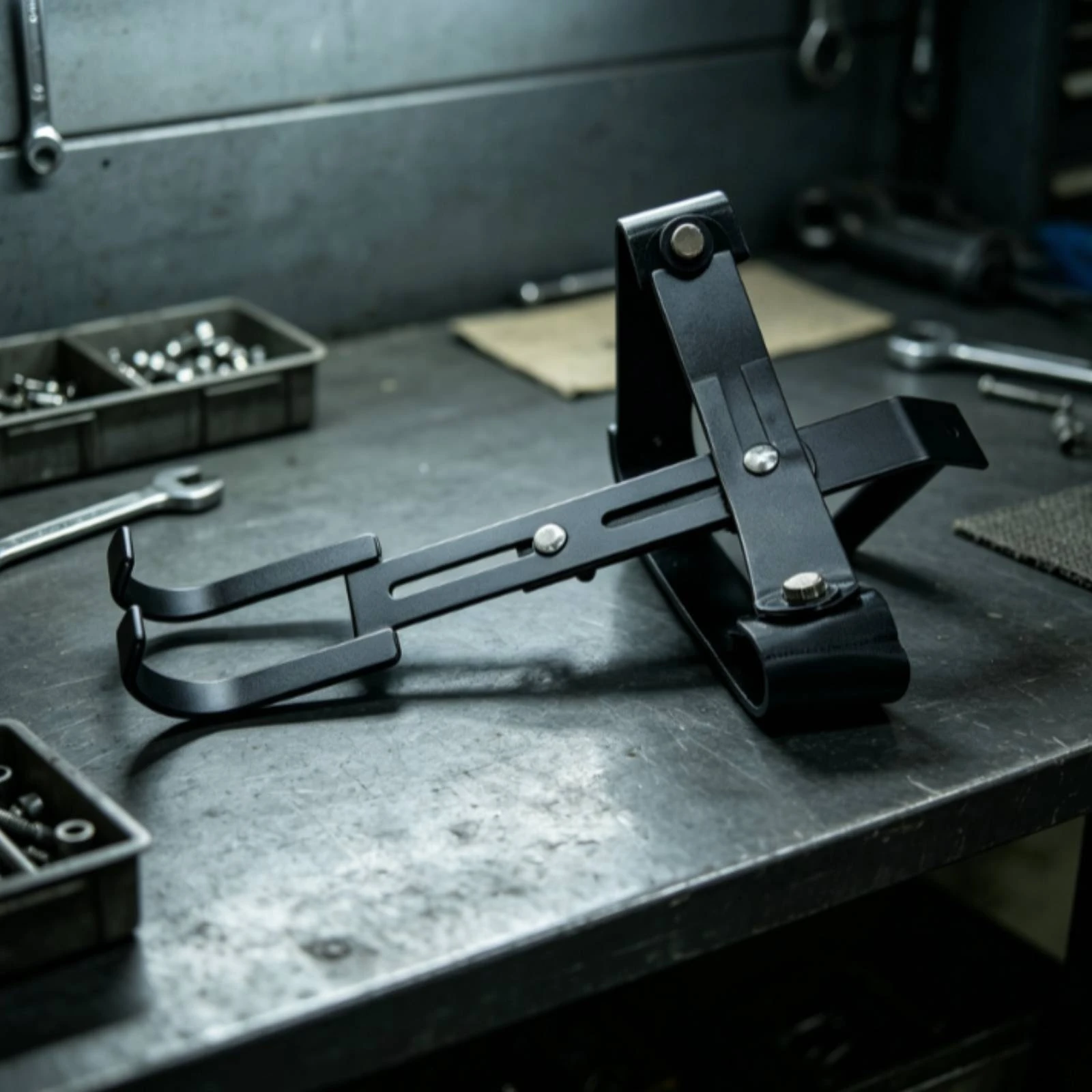 Drum Hanger with Clamp Metal Drum Hanger Mount Secure Hardware Heavy-Duty for Percussionists, Stage, Rehearsal Rooms
