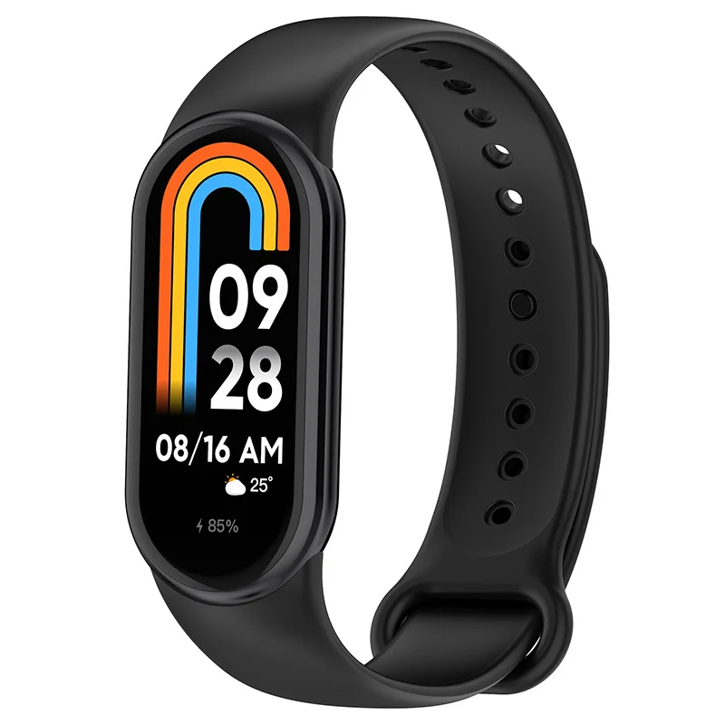 Soft Silicone Strap for Xiaomi Mi Band 10 9 8 Sport Rubber Bracelet Wristband Correa Xiaomi Smart Band 8 9 10 NFC Accessories image 4